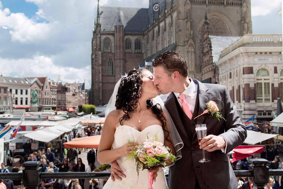 Bruiloft op de Grote Markt